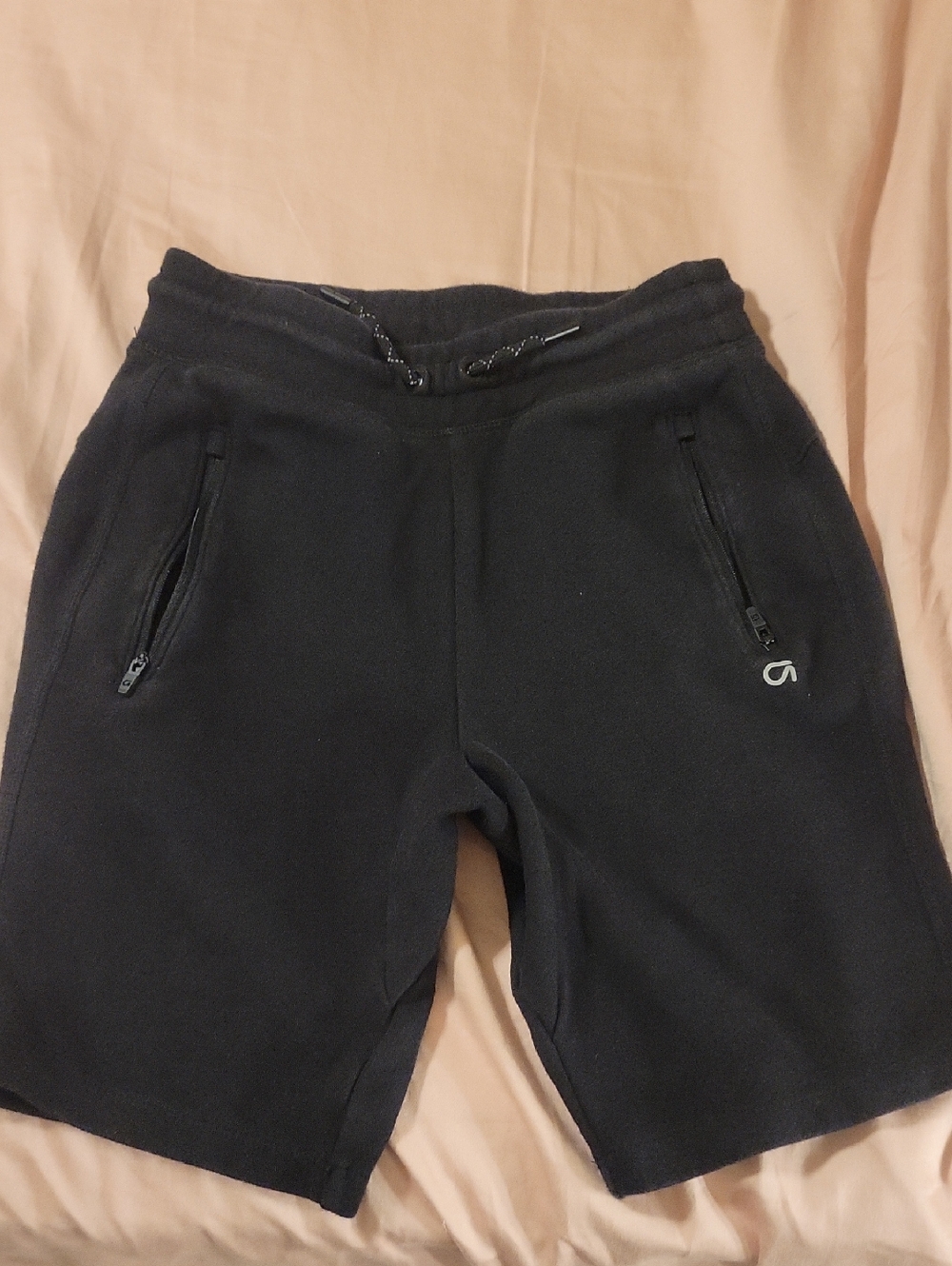 GAP Men's Black Athletic Zip-Pocket Shorts